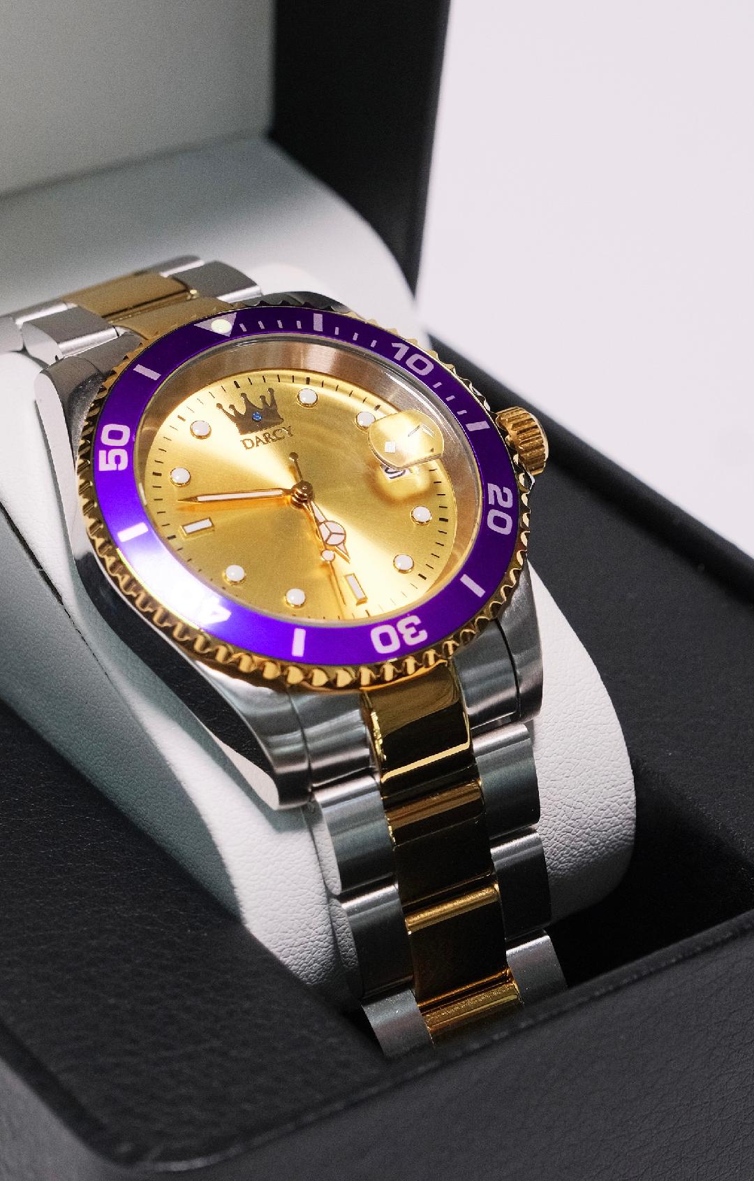 Purple Gold Darcy Watch