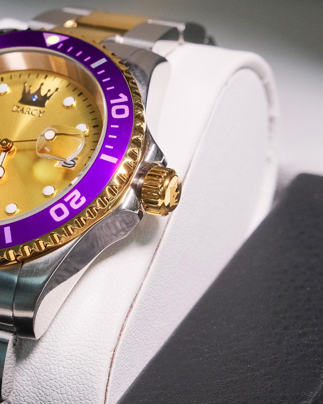 Purple Gold Darcy Watch